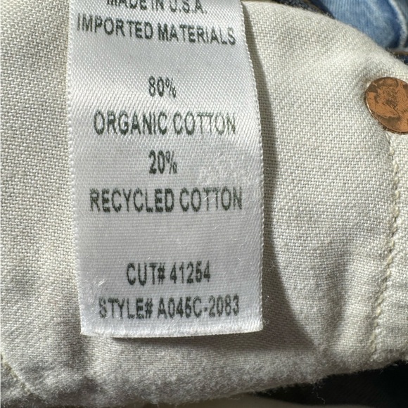 Agolde Jamie High Rise Button Fly Classic Distressed Jeans Dakota Size 25 - Picture 14 of 15